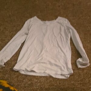 No Boundaries Classic Long Sleave White Tee